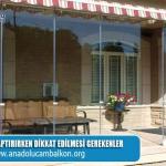 Cam Balkon Yaptirirken Dikkat Edilmesi Gerekenler