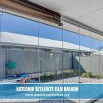 Katlanır özellikte cam balkon