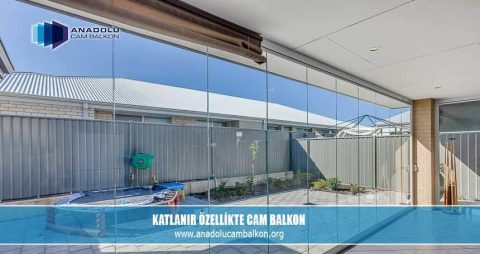 Katlanır özellikte cam balkon
