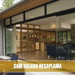 cam balkon hesaplama