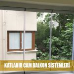 katlanır cam balkon sistemleri