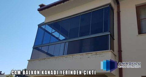 Cam Balkon Kanadı Yerinden Çıktı