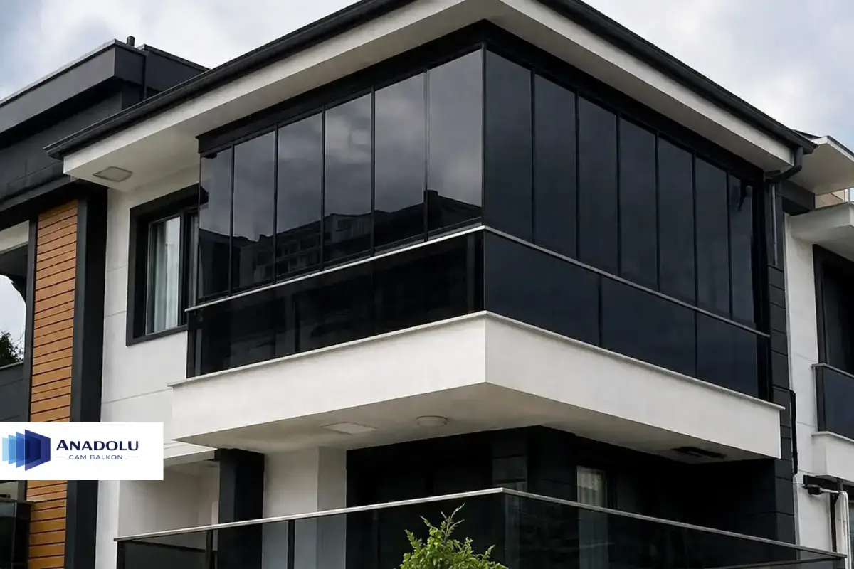 cam balkon renkleri seçenekleri antrasit beyaz bronz cam balkon renk modelleri