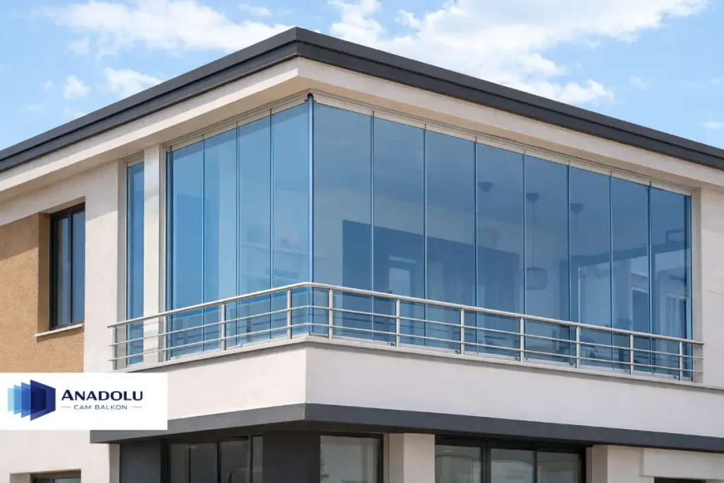 İstanbul katlanır cam balkon sistemi modern balkon kapama uygulaması