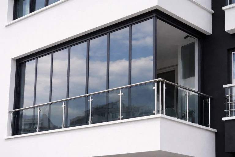İstanbul ısıcamlı katlanır cam balkon sistemi ısı yalıtımlı balkon kapatma uygulaması