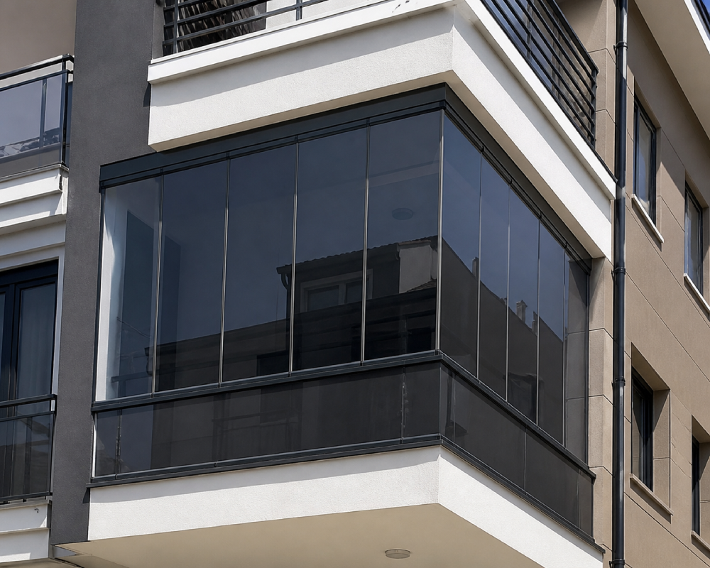 Antrasit cam balkon montaj hizmeti